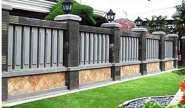 Detail Contoh Tembok Pagar Rumah Minimalis Nomer 7