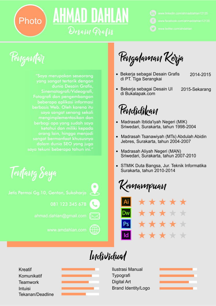 Detail Contoh Tentang Saya Di Cv Nomer 46