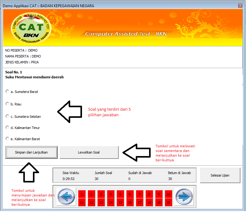 Detail Contoh Tes Cat Nomer 4