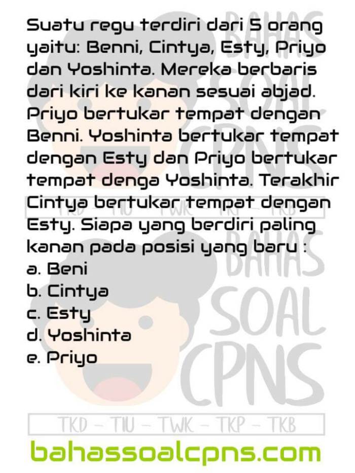 Detail Contoh Tes Cpns Nomer 33