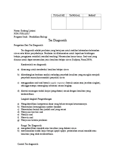 Detail Contoh Tes Diagnostik Nomer 15