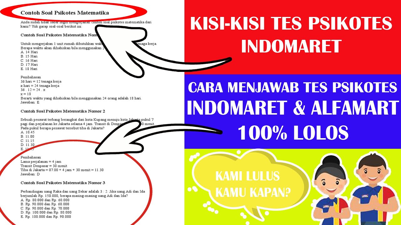 Detail Contoh Tes Indomaret Nomer 5