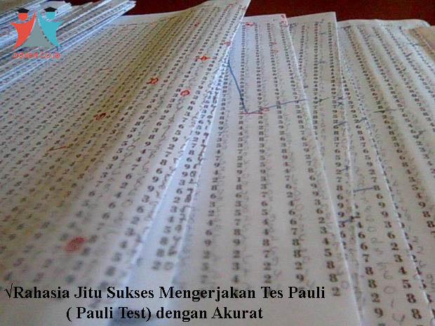 Detail Contoh Tes Pauli Nomer 28