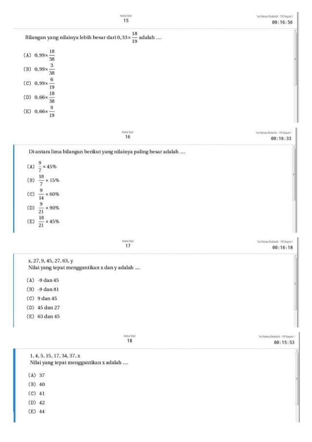 Detail Contoh Tes Skolastik Nomer 11