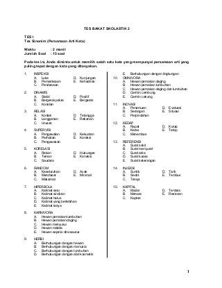 Detail Contoh Tes Skolastik Nomer 53