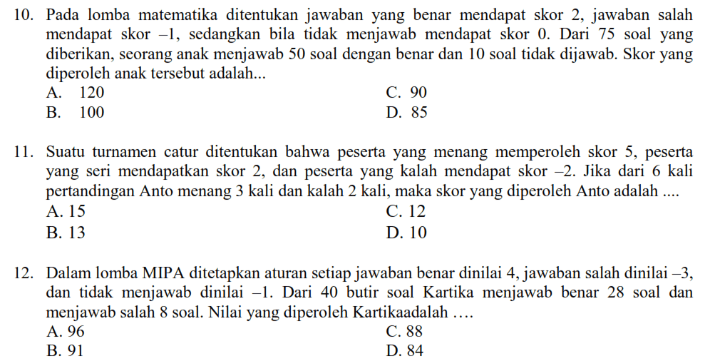 Detail Contoh Tes Tertulis Masuk Kerja Nomer 34