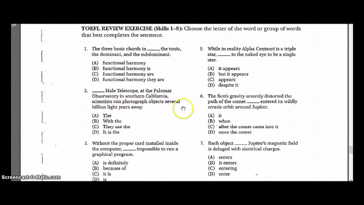 Detail Contoh Tes Toefl Nomer 12