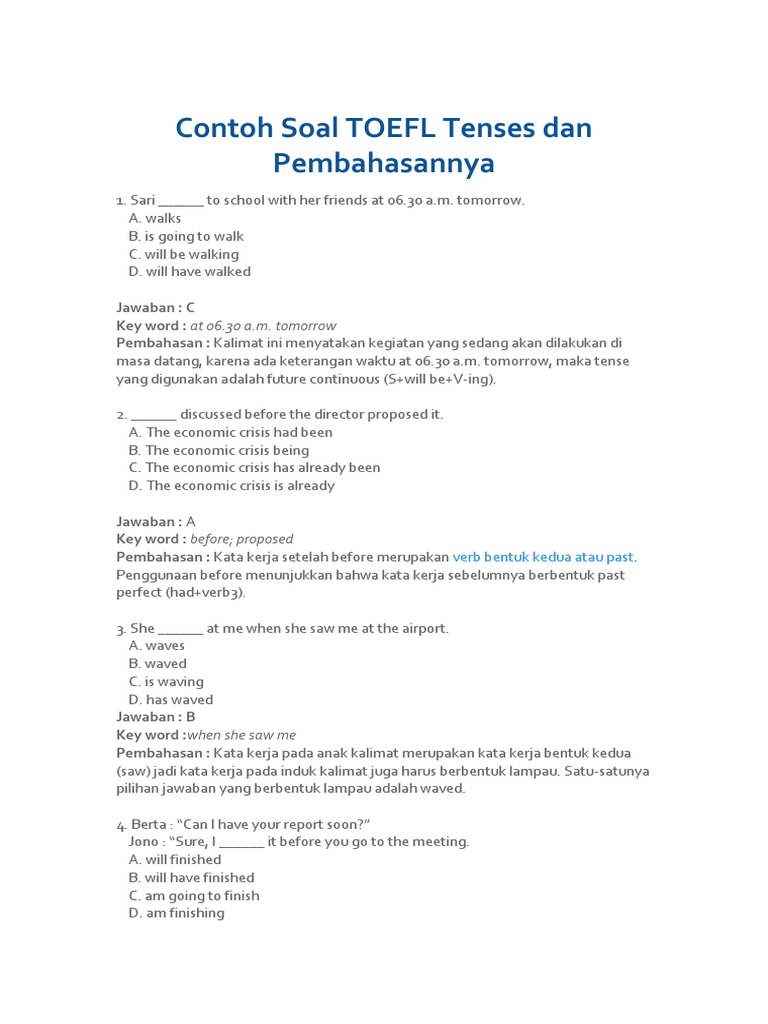 Detail Contoh Tes Toefl Nomer 34