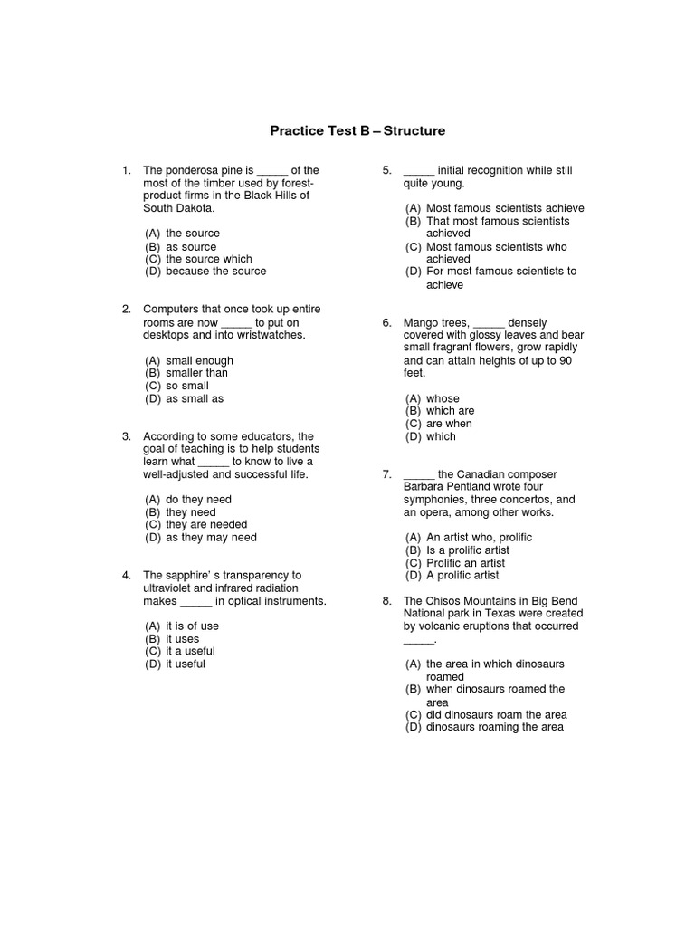 Detail Contoh Tes Toeic Nomer 29