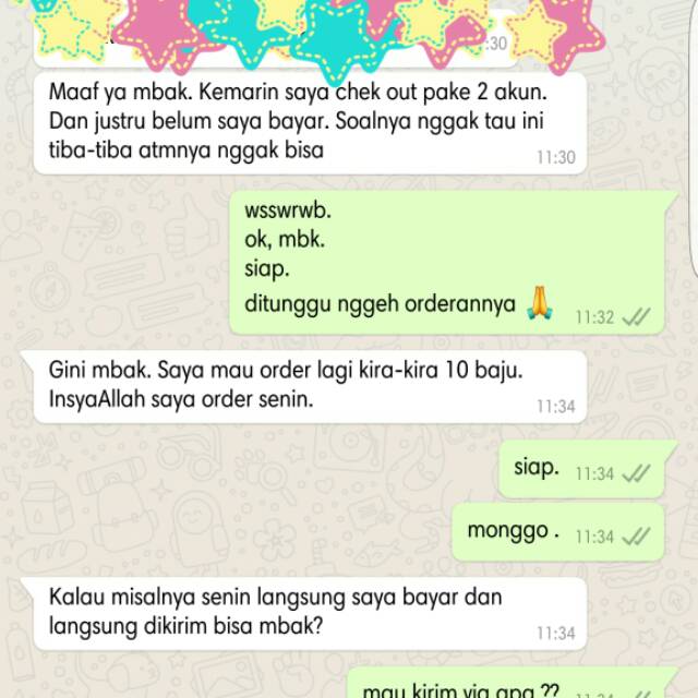 Detail Contoh Testimoni Baju Nomer 6