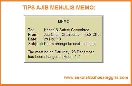 Detail Contoh Text Memo Nomer 4