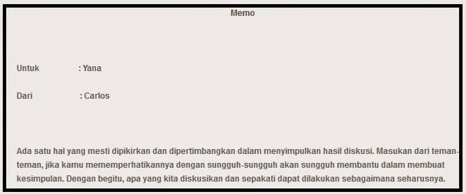 Detail Contoh Text Memo Nomer 33