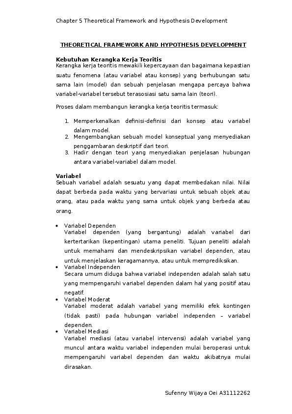 Detail Contoh Theoretical Framework Nomer 25