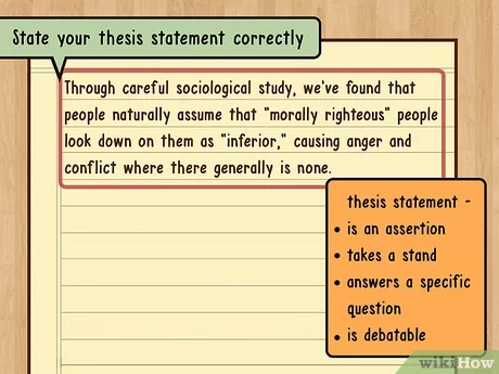 Detail Contoh Thesis Statement Nomer 4