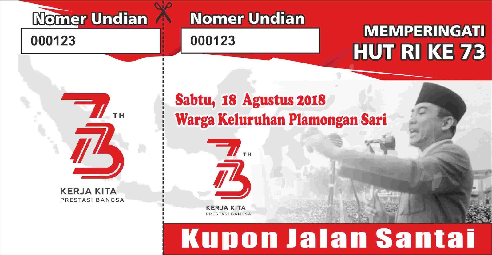 Detail Contoh Tiket Jalan Santai Nomer 21