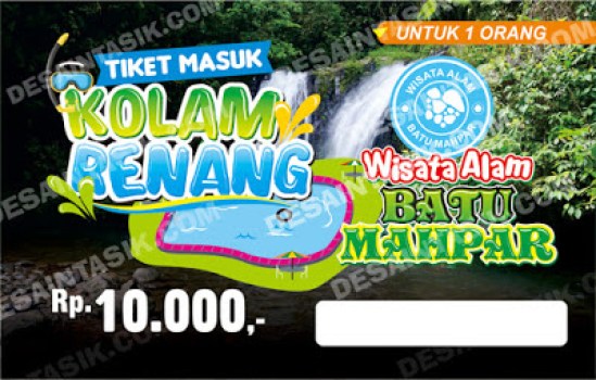 Contoh Tiket Masuk Wisata - KibrisPDR