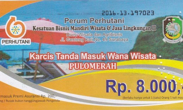 Detail Contoh Tiket Masuk Wisata Nomer 20