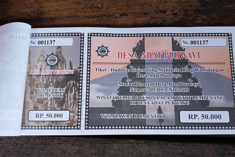 Detail Contoh Tiket Masuk Wisata Nomer 4