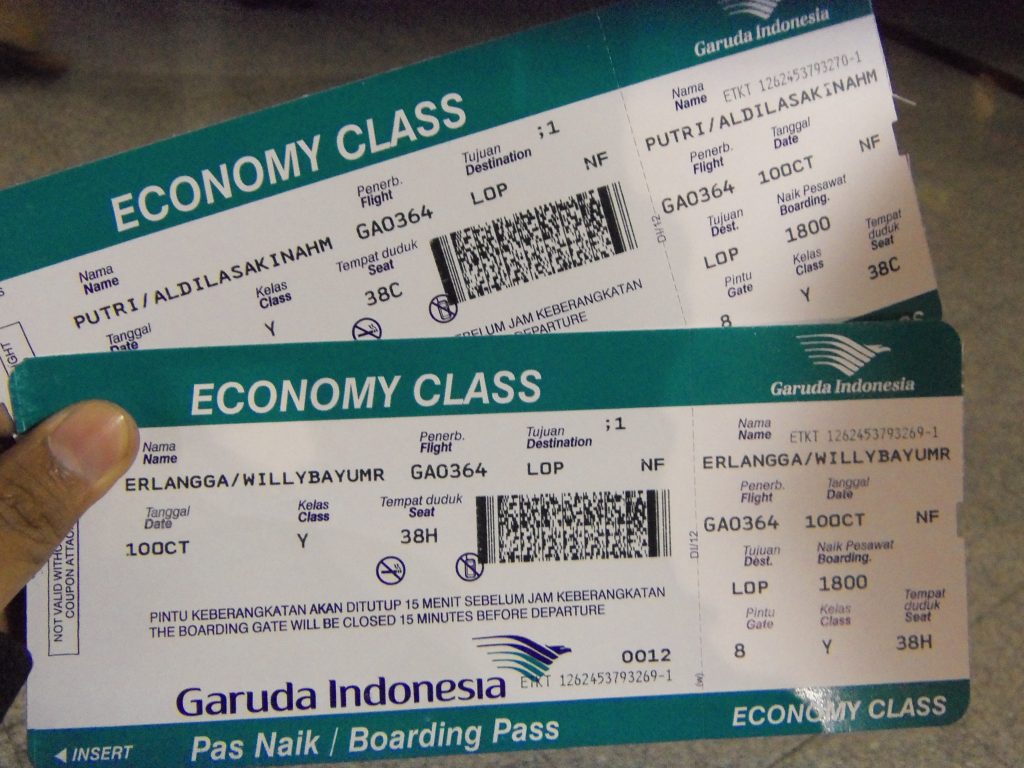 Detail Contoh Tiket Pesawat Garuda Indonesia Nomer 3