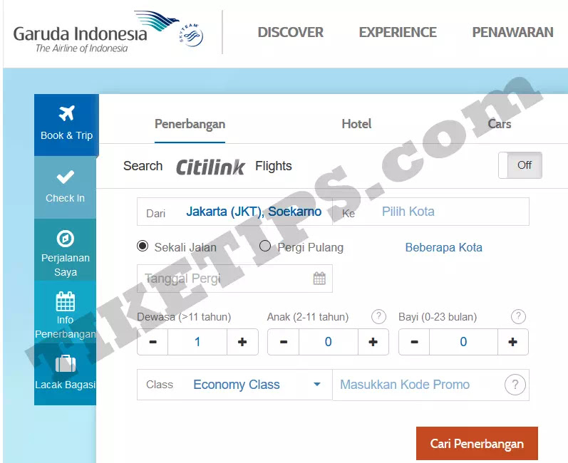 Detail Contoh Tiket Pesawat Garuda Indonesia Nomer 48