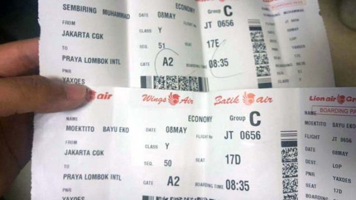 Detail Contoh Tiket Pesawat Lion Air Nomer 10