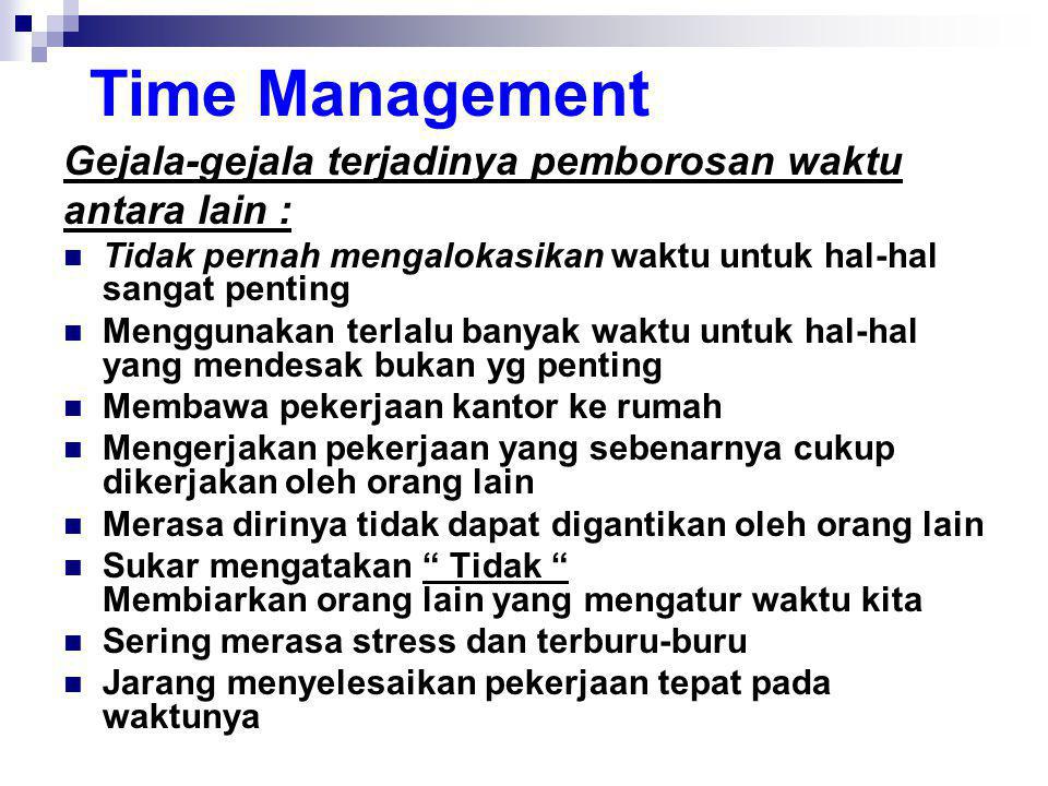 Detail Contoh Time Management Nomer 11