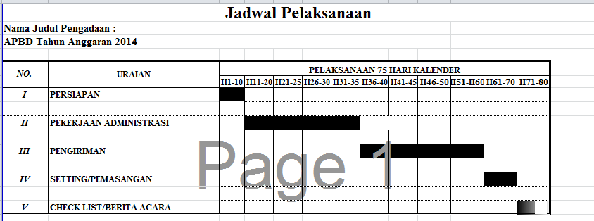 Detail Contoh Time Schedule Nomer 40