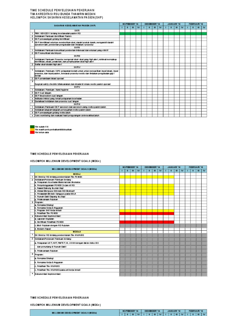 Detail Contoh Time Schedule Kegiatan Nomer 12