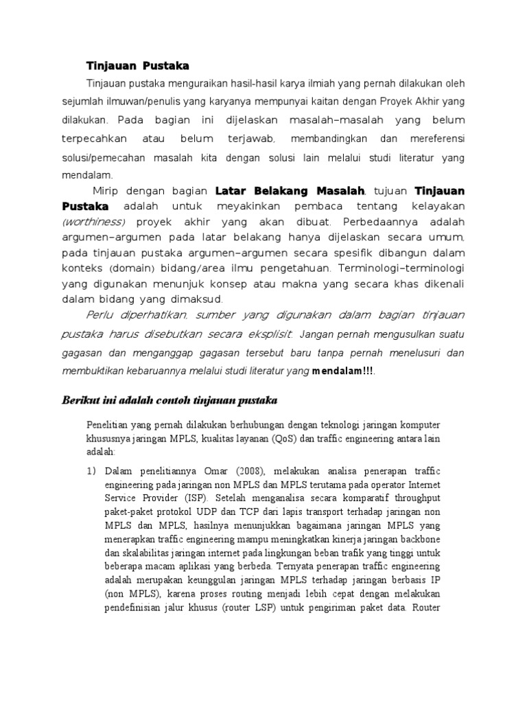 Detail Contoh Tinjauan Pustaka Nomer 2