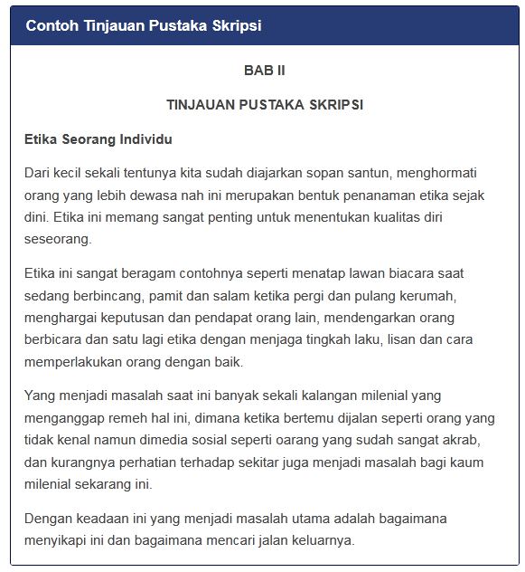 Detail Contoh Tinjauan Pustaka Nomer 14