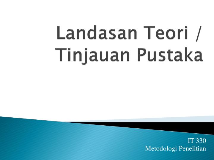 Detail Contoh Tinjauan Pustaka Proposal Nomer 48