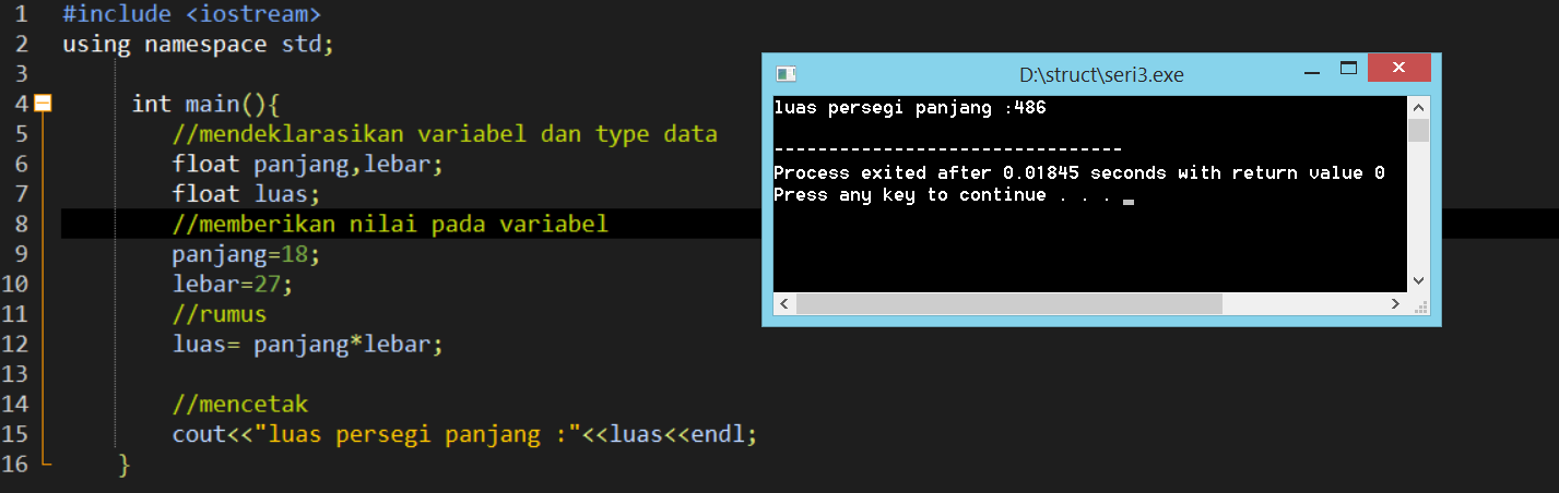Detail Contoh Tipe Data Float Nomer 16