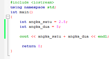 Detail Contoh Tipe Data Float Nomer 26