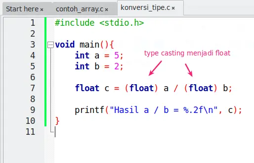 Detail Contoh Tipe Data Float Nomer 6