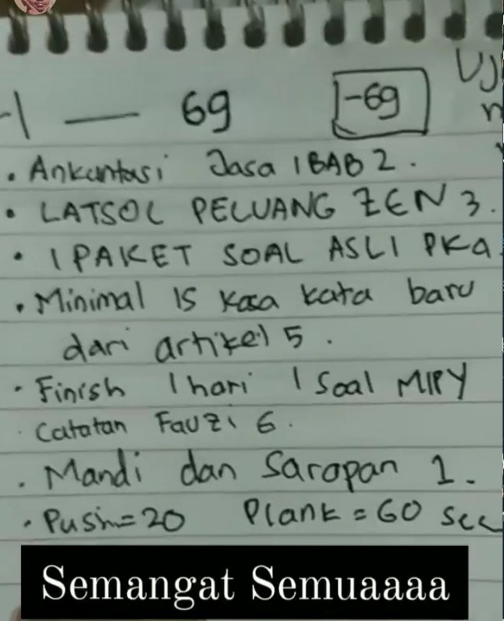 Detail Contoh To Do List Nomer 33