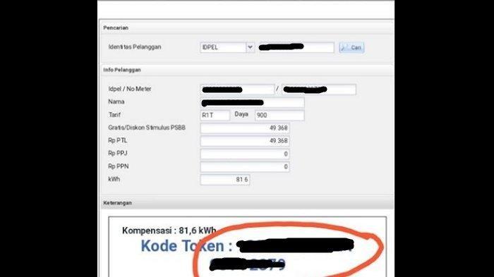 Detail Contoh Token Listrik Nomer 36