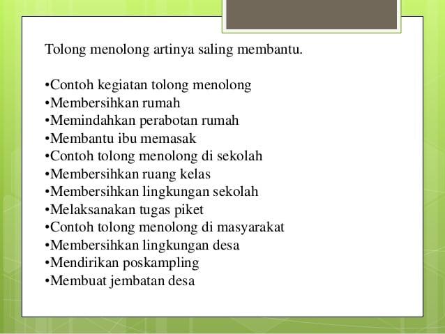 Detail Contoh Tolong Menolong Nomer 14