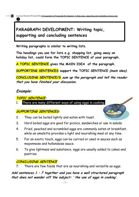 Detail Contoh Topic Sentence Nomer 27