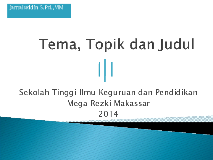 Detail Contoh Topik Tema Dan Judul Nomer 14