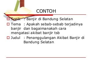 Detail Contoh Topik Yang Menarik Nomer 11