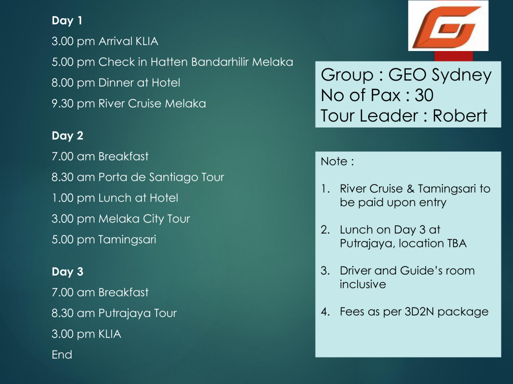 Detail Contoh Tour Itinerary Nomer 38