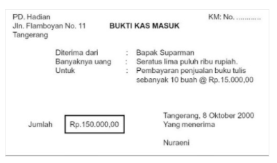 Detail Contoh Transaksi Internal Nomer 38