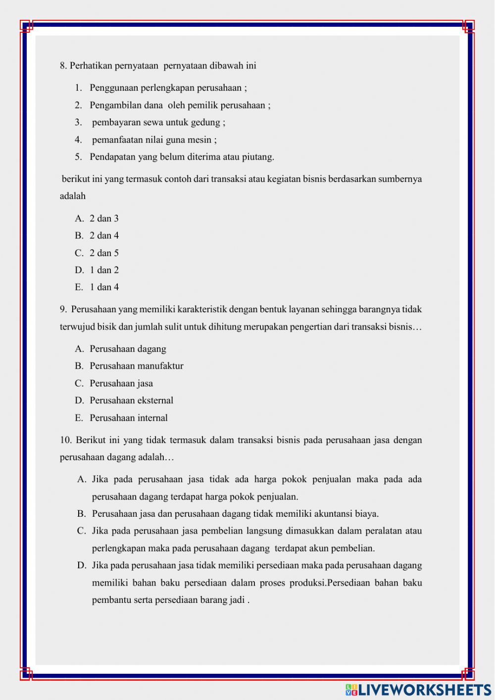 Detail Contoh Transaksi Perusahaan Manufaktur Nomer 55