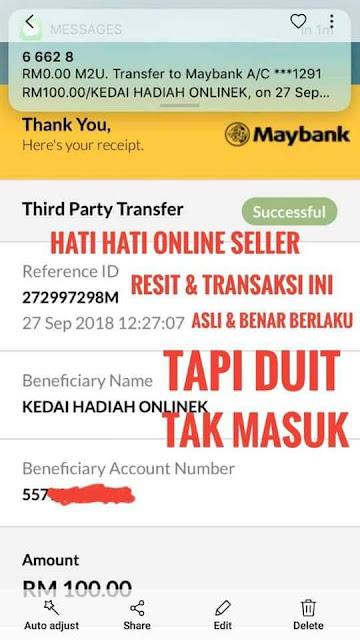 Detail Contoh Transfer Payment Nomer 11