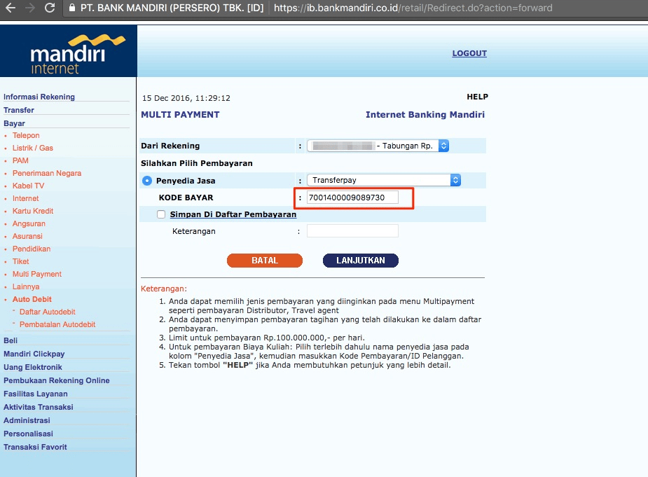 Detail Contoh Transfer Payment Nomer 20