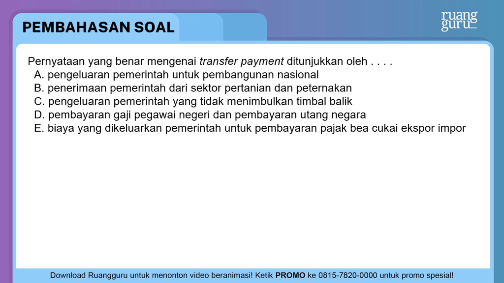 Detail Contoh Transfer Payment Nomer 9
