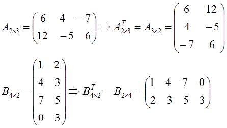 Detail Contoh Transpose Matriks Nomer 14