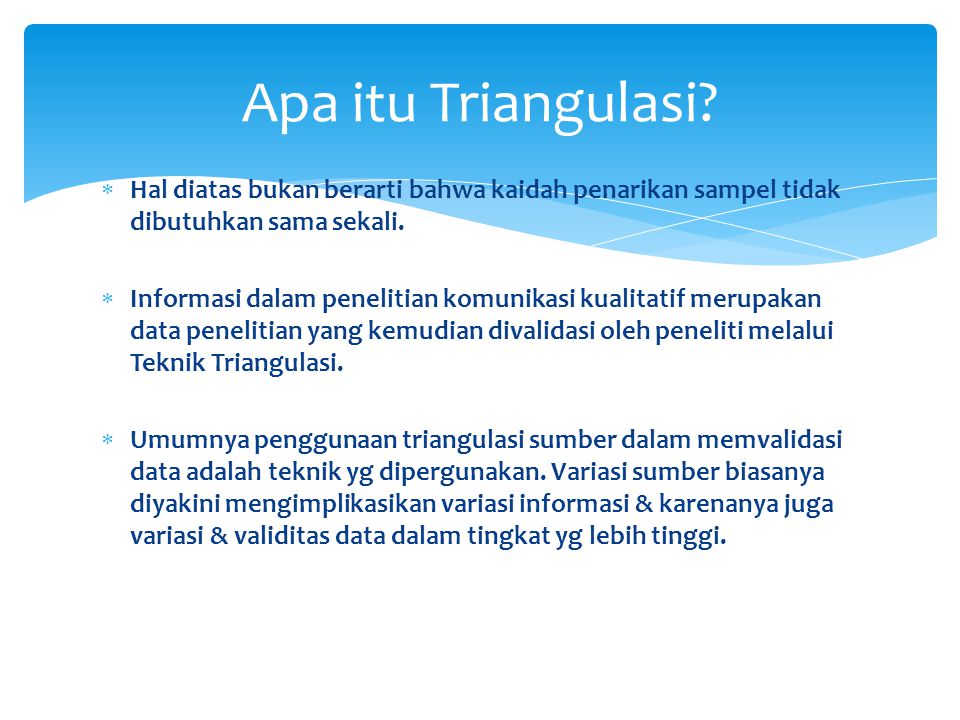 Detail Contoh Triangulasi Data Nomer 14