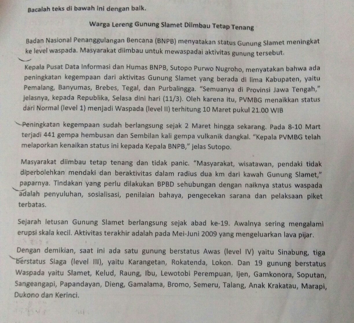 Detail Contoh Tubuh Berita Nomer 8