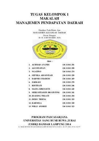 Detail Contoh Tugas Makalah Nomer 24